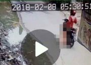 Kejam, Ibu Ini Seret Anak Pakai Motor, Videonya Viral di Medsos