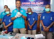 Sembunyikan Sabu Dalam Casing Hanpone, Tiga Pengedar Ditangkap
