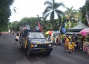 Kasus Covid-19 Kian Meningkat, Polres Bondowoso Lakukan Edukasi Protkes di Jantung Kota