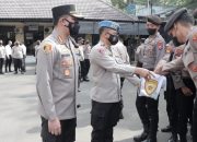 Polresta Malang Gencarkan Program “Semangat” Saat Lakukan Apel Pagi