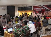 TNI-Polri dan ASN ikuti Vaksin Booster di Mapolres Bangkalan