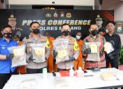 Jaringan Pengedar Paketan Sabu dan Ganja disergap Satresnarkoba Polres Malang