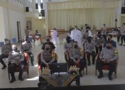 Tim Vaksinator Polres Batu Laksanakan Vaksinasi di Sekolah Tinggi Agama Budha dan Padepokan Dhammadika Arrama Kota Batu