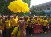 Ribuan Kader Partai Golkar Ikuti Jalan Sehat Semarakkan HUT ke – 58