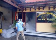 Gandeng RS Bhayangkara, Polres Nganjuk Lakukan Fogging