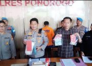 Polres Ponorogo Berhasil Amankan Dua Komplotan Pencuri Gabah