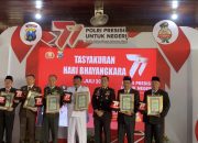 Polres Nganjuk Peringati HUT Bhayangkara Ke-77, Ini Harapan DPRD Nganjuk