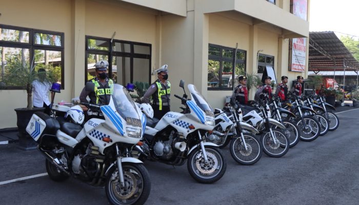 Apel Gelar Pasukan, Polres Nganjuk Laksanakan Operasi Patuh Semeru 2023 Berlangsung 10-23 Juli