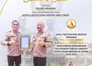 POLRES NGANJUK TERIMA PENGHARGAAN PELAYANAN PUBLIK