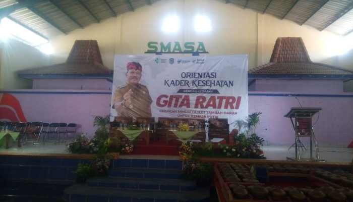 Pemkab Nganjuk Launching Gita Ratri di SMAN 1 Nganjuk