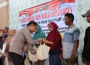 Polres Nganjuk Gelar Santunan dan Bakti Kesehatan di Kwagean, Loceret