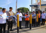 Kapolres Jombang Hadiri Peresmian Pos Palang Pintu Perlintasan Kereta Api