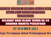 Peringati HUT Dharma Wanita & Hari Ibu, Begini Partisipasi RSD Kertosono