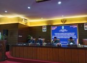 DPRD Kabupaten Nganjuk Gelar Rapat Paripurna Jawaban Bupati Nganjuk Terkait Pandangan Umum Fraksi dan Pengesahan Pembentukan Panitia Khusus Terhadap LKPJ Bupati Tahun Anggaran 2023