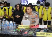 Polrestabes Surabaya Amankan 11 Orang di Jalan Kunti Diduga Pemain Narkoba