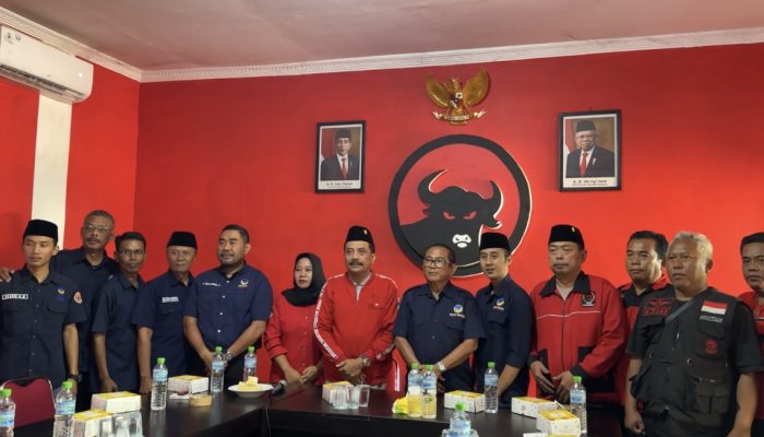 Menjalin Komunikasi Politik, DPD Nasdem Datangi DPC PDI Perjuangan Nganjuk