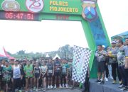 Ribuan Peserta Bhayangkara Fun Run 7,8 Km Polres Mojokerto Dongkrak Pariwisata Trawas