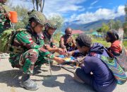 Satgas Yonif 509 Kostrad Gelar Giat Sosial Bersama Masyarakat Intan Jaya