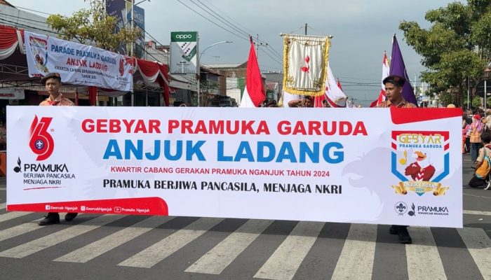 Gebyar Pramuka Anjuk Ladang 2024, Dari Parade Meriah Ke Pelantikan Pramuka Garuda