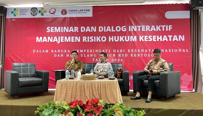 Seminar dan Dialog Interaktif: Strategi Manajemen Risiko Hukum Kesehatan di Rumah Sakit Daerah Kertosono