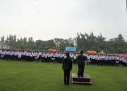 Pelantikan 4.101 PPPK Paruh Waktu Jombang Berlangsung Khidmat Meski Diguyur Hujan