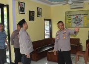 Kapolres Nganjuk Tinjau Polsek Baron, Evaluasi Ungkap Kasus dan Pembangunan Ruang SPKT Baru