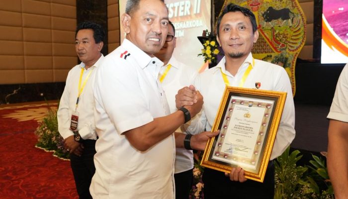 Polres Nganjuk Meraih Peringkat Ketiga Pengungkapan Kasus Narkoba di Polda Jatim Tahun 2025