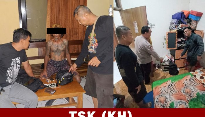 Kepergok Pemilik Rumah, Pencuri Laptop di Prambon Nganjuk Berhasil Diringkus