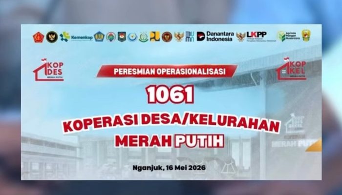 Awali Era Baru, Presiden Prabowo Resmikan 1.061 Koperasi Merah Putih di Nganjuk